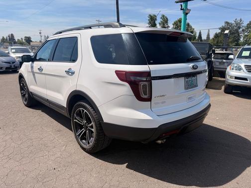 White Platinum Metallic Tri-Coat 2013 Ford Explorer Sport