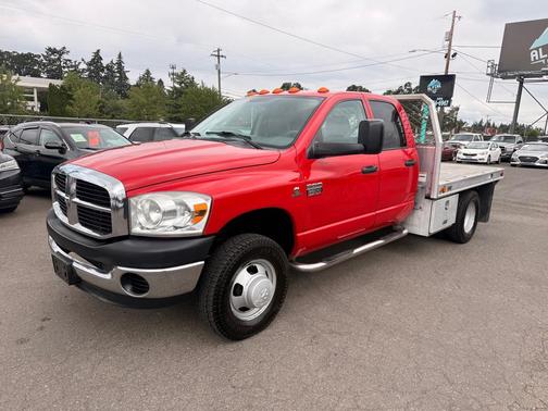 RED 2007 Dodge Ram 3500 Laramie