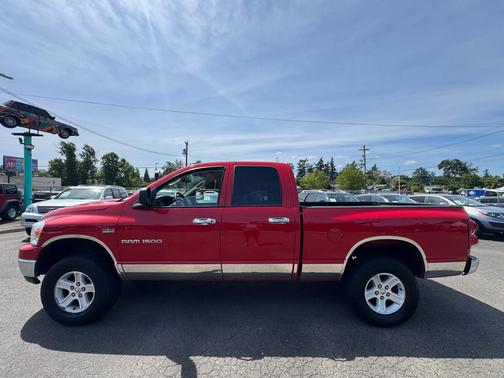 RED 2007 Dodge Ram 1500 Sport Quad Cab