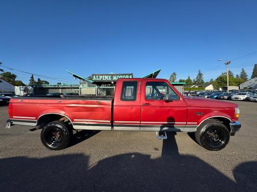 RED 1992 Ford F-150