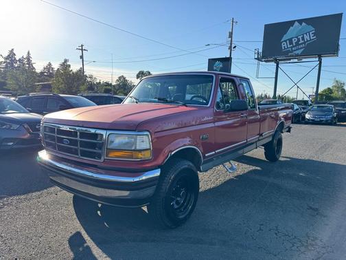 RED 1992 Ford F-150
