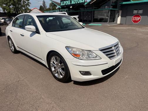 White Satin Pearl 2009 Hyundai Genesis 4.6