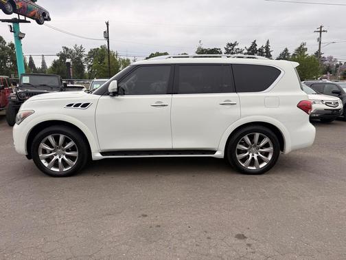 Moonlight White 2011 INFINITI QX56 Base