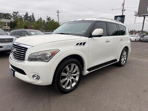 Moonlight White 2011 INFINITI QX56 Base