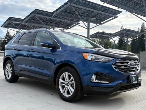 Atlas Blue Metallic 2020 Ford Edge SEL