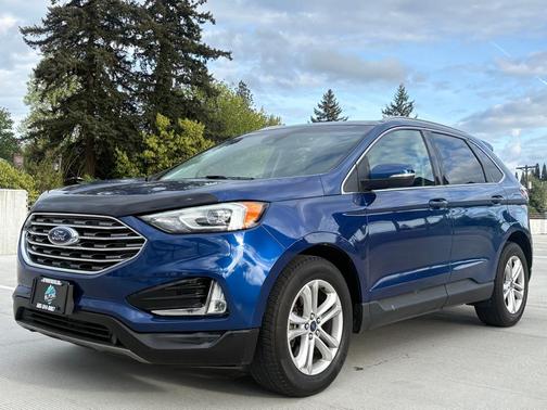 Atlas Blue Metallic 2020 Ford Edge SEL