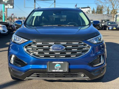 Atlas Blue Metallic 2020 Ford Edge SEL