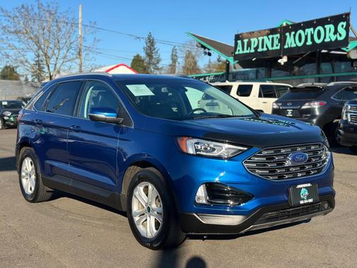 Atlas Blue Metallic 2020 Ford Edge SEL