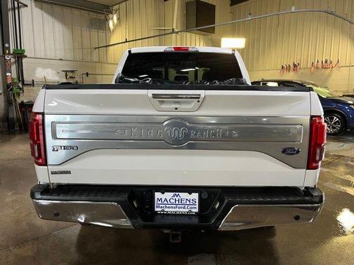 White Platinum Clearcoat Metallic 2015 Ford F-150 King Ranch