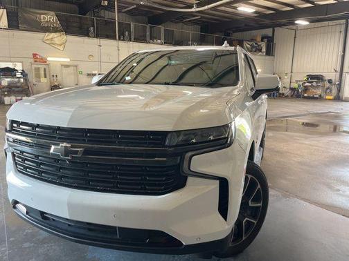 Summit White 2021 Chevrolet Tahoe RST