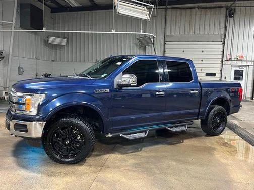 Blue 2018 Ford F-150 Lariat