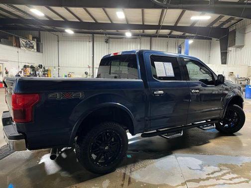Blue 2018 Ford F-150 Lariat