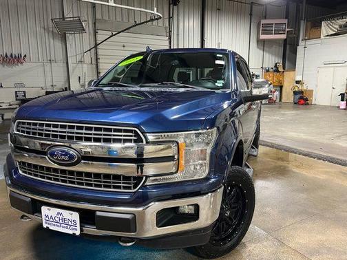 Blue 2018 Ford F-150 Lariat