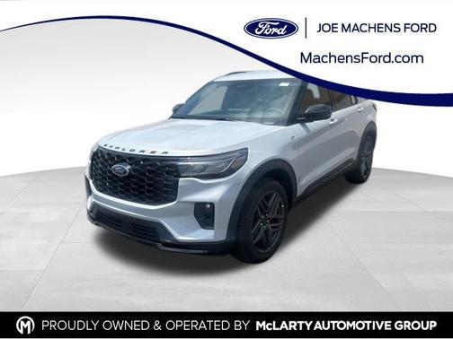 Space White Metallic 2026 Ford Explorer ST-Line