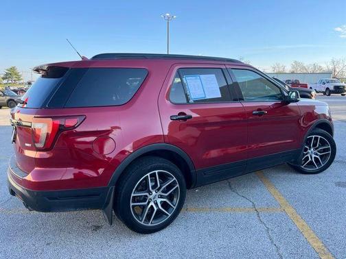 Ruby Red Metallic 2019 Ford Explorer sport