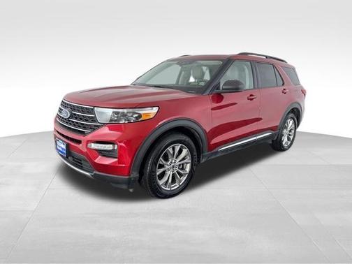 Red Metallic 2021 Ford Explorer XLT