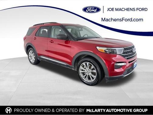 Red Metallic 2021 Ford Explorer XLT