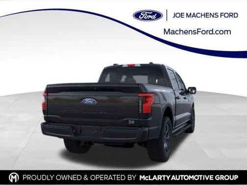 Black Metallic 2025 Ford F-150 Lightning Flash