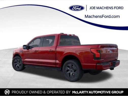 Red Metallic 2025 Ford F-150 Lightning Flash Truck