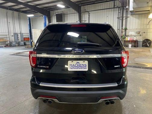 Shadow Black 2018 Ford Explorer Platinum