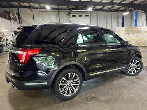 Shadow Black 2018 Ford Explorer Platinum