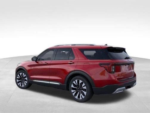 Red Metallic 2026 Ford Explorer Platinum