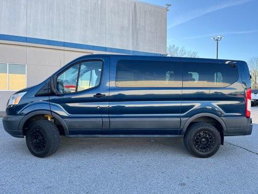 Blue 2017 Ford Transit-150 XLT
