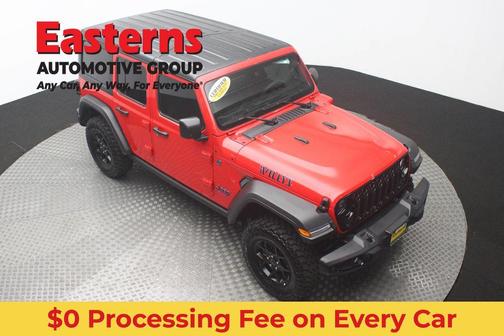 Firecracker Red Clearcoat 2025 Jeep Wrangler 4xe Sport