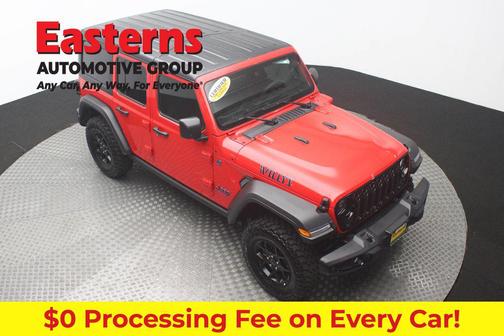 Firecracker Red Clearcoat 2025 Jeep Wrangler 4xe Sport