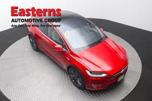 Red 2016 Tesla Model X 90D