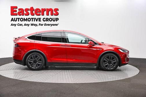 Red 2016 Tesla Model X 90D