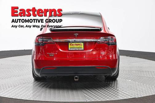 Red 2016 Tesla Model X 90D