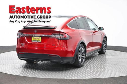Red 2016 Tesla Model X 90D