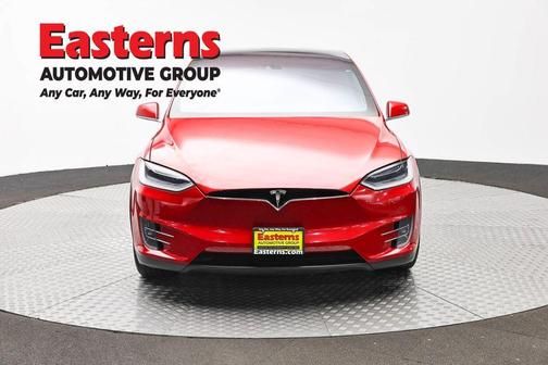 Red 2016 Tesla Model X 90D