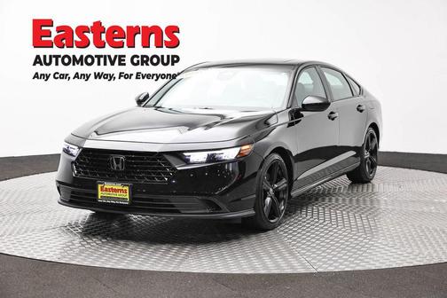 Black 2025 Honda Accord Hybrid Sport-L