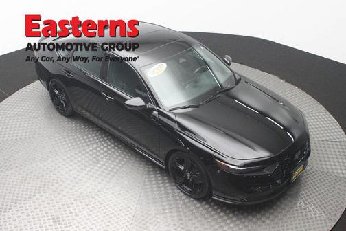 Black 2025 Honda Accord Hybrid Sport-L