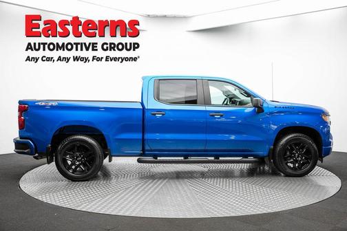 Glacier Blue Metallic 2024 Chevrolet Silverado 1500 Custom