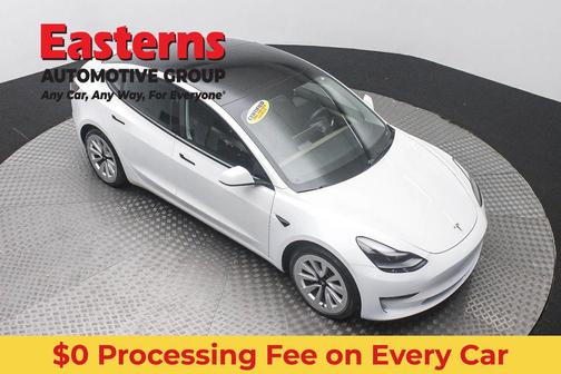 White 2022 Tesla Model 3 Long Range