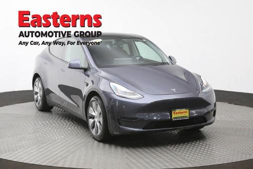 Gray 2021 Tesla Model Y Long Range