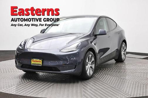 Gray 2021 Tesla Model Y Long Range
