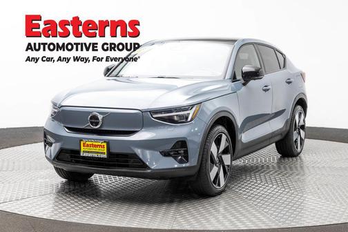 Gray 2023 Volvo C40 Recharge Pure Electric Twin Ultimate
