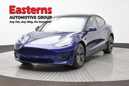 Blue 2021 Tesla Model 3 Standard Range Plus