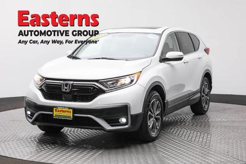 White 2021 Honda CR-V EX-L