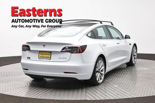 White 2018 Tesla Model 3 Long Range