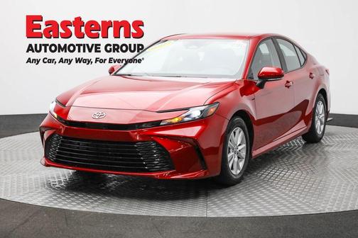 Red 2025 Toyota Camry LE