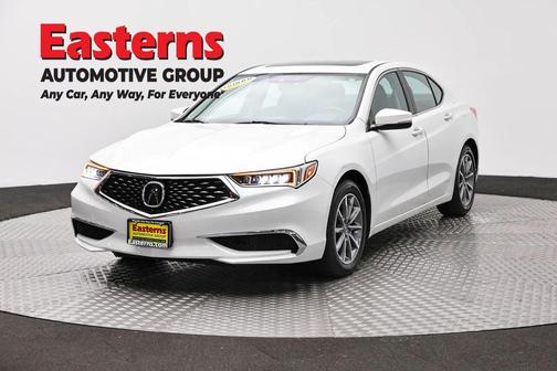 White 2020 Acura TLX Technology