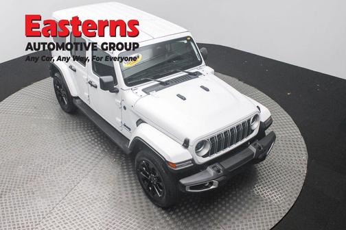 Bright White Clearcoat 2025 Jeep Wrangler 4xe Sahara