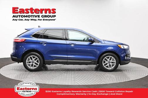 Blue Metallic 2021 Ford Edge SEL