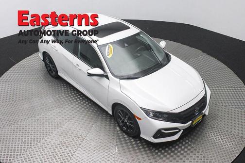 White 2020 Honda Civic EX