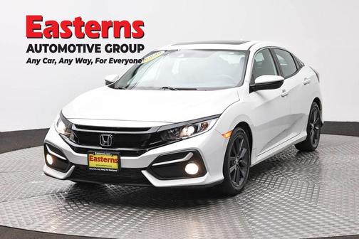 White 2020 Honda Civic EX